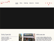 Tablet Screenshot of cafeholliday.com